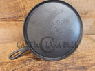 Favorite Piqua Ware #8 Round Cast Iron Griddle with Smiley Logo 8 - Griddle