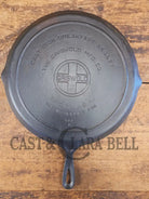 Frankengriddle! Someone must have hated skillet dividers? Griswold Cast Iron Colonial Breakfast Skillet! P/N 665. Needs