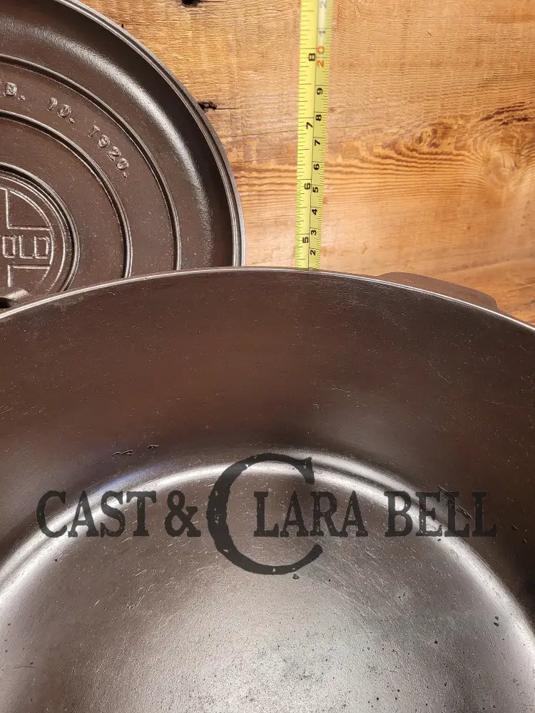 Fully Marked! 1920S Griswold No. 9 Tite-Top Cast Iron Dutch Oven 834 C. Low Dome Lid A 2552 Ovens &