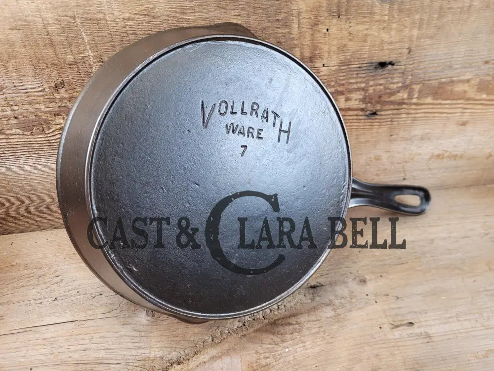 Fully Marked! Beautiful And Handy To Use In The Kitchen. Vollrath #7 Skillet With Heat Ring.