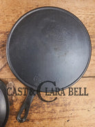 Fully marked Favorite Piqua Ware #8 DEEP Cast Iron Skillet with Heat Ring and Smiley Logo. Great Chicken Fryer! Skillet