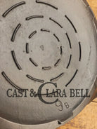 Fully marked Favorite Piqua Ware #8 DEEP Cast Iron Skillet with Heat Ring and Smiley Logo. Great Chicken Fryer! Skillet