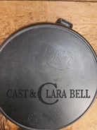 Fully marked Favorite Piqua Ware #8 DEEP Cast Iron Skillet with Heat Ring and Smiley Logo. Great Chicken Fryer! Skillet