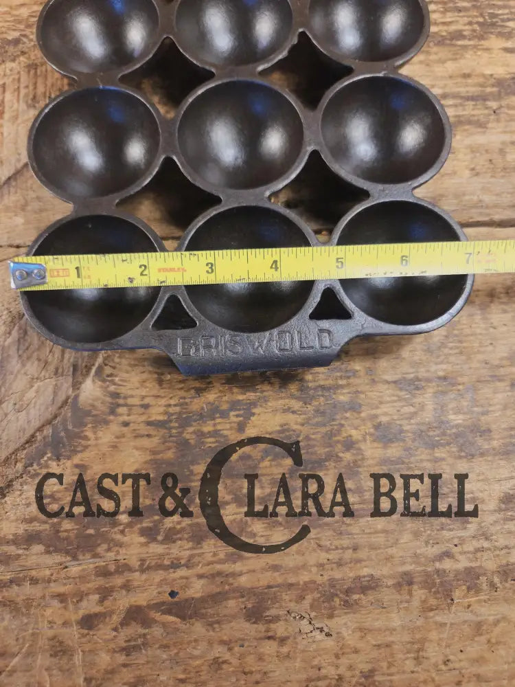 Fully Marked Griswold #9 Brownie Cake Pan 12 cup Erie PA USA Pat. No. 947. Restored and Ready to Use! Bakeware