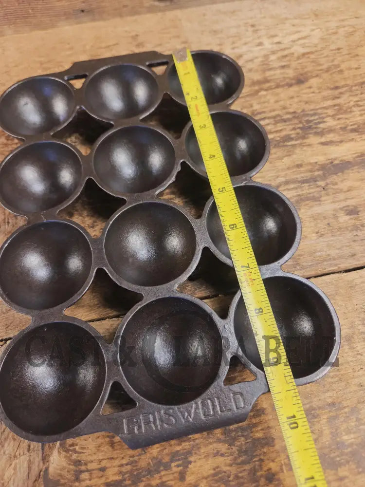 Fully Marked Griswold #9 Brownie Cake Pan 12 cup Erie PA USA Pat. No. 947. Restored and Ready to Use! Bakeware