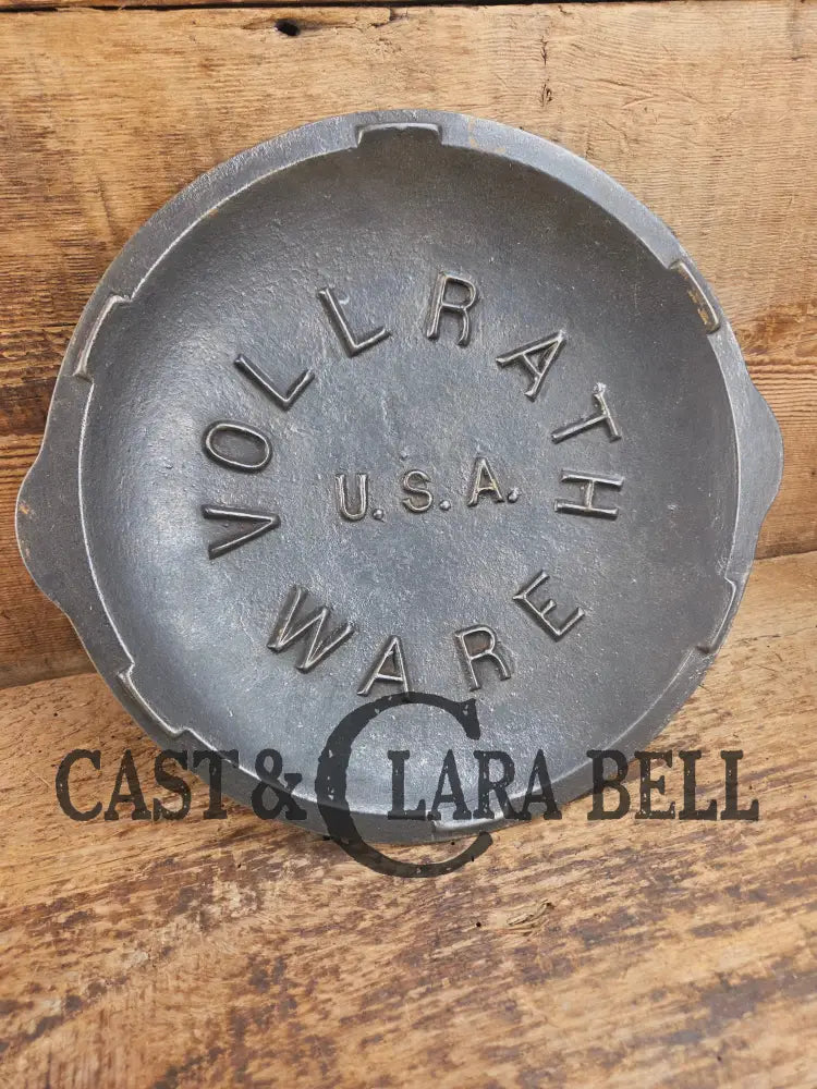Fully marked Vollrath #8 Cast Iron Lid! Hard to find piece! Skillet