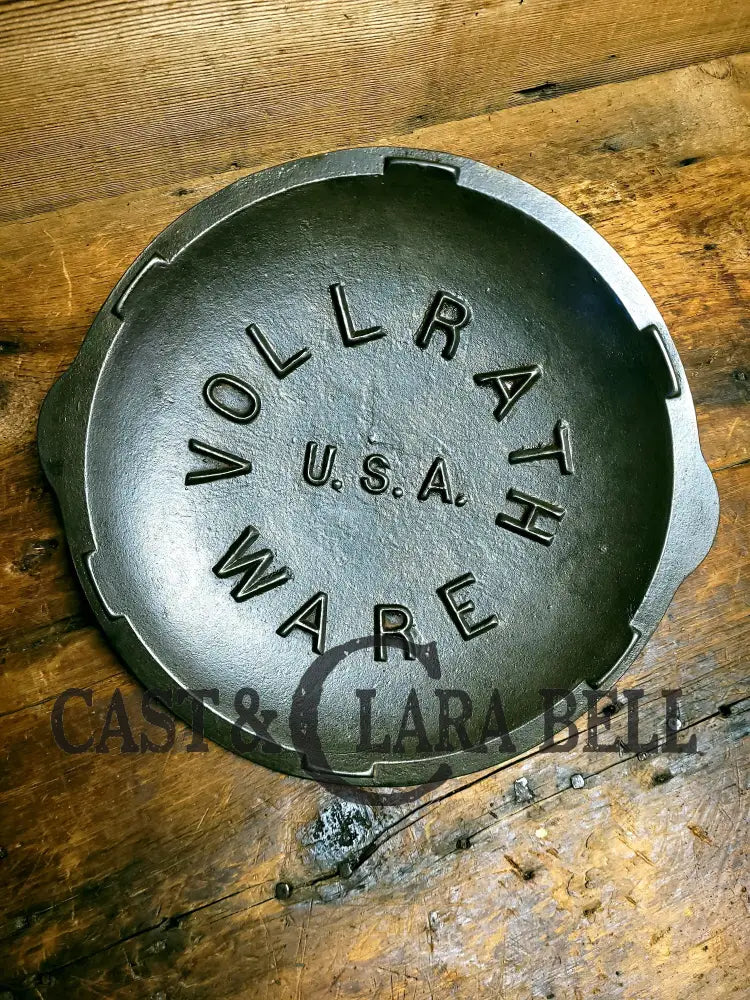 Fully Marked Vollrath #8 Cast Iron Lid! Hard To Find Piece!