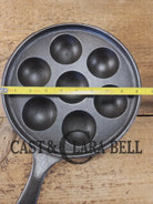 Fun to cook with! 1930’s Griswold No. 32 Aebleskiver 7 cup p/n 962 Variation 7. Great for Poached eggs! Restored Ready