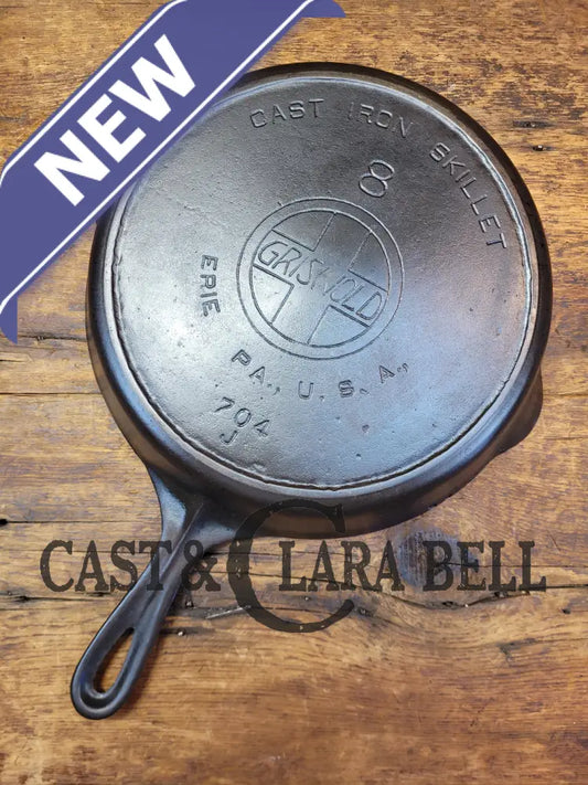 Gas Or Electric Coil Only! Priced To Sell 1910’S Classic Griswold #8 Skillet With Heat Ring And