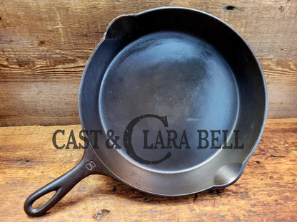 Gas Or Electric Coil Only! Priced To Sell 1910’S Classic Griswold #8 Skillet With Heat Ring And