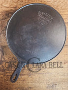 Ghost mark #9! 1920’s Wagner Ware #9 Cast Iron Skillet with Heat Ring 1059 - Skillet