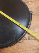 Ghostmarked 1910’s #742 Griswold No. 14 Round Griddle w/ Bail and Slant Logo. The largest made of its kind and hard to