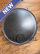 Ghostmarked 1910’s #742 Griswold No. 14 Round Griddle w/ Bail and Slant Logo. The largest made of its kind and hard to