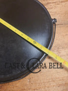 Ghostmarked 1910’s #742 Griswold No. 14 Round Griddle w/ Bail and Slant Logo. The largest made of its kind and hard to