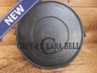 Ghostmarked 1910’s #742 Griswold No. 14 Round Griddle w/ Bail and Slant Logo. The largest made of its kind and hard to