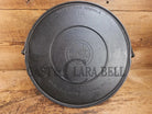 Ghostmarked 1910’s #742 Griswold No. 14 Round Griddle w/ Bail and Slant Logo. The largest made of its kind and hard to