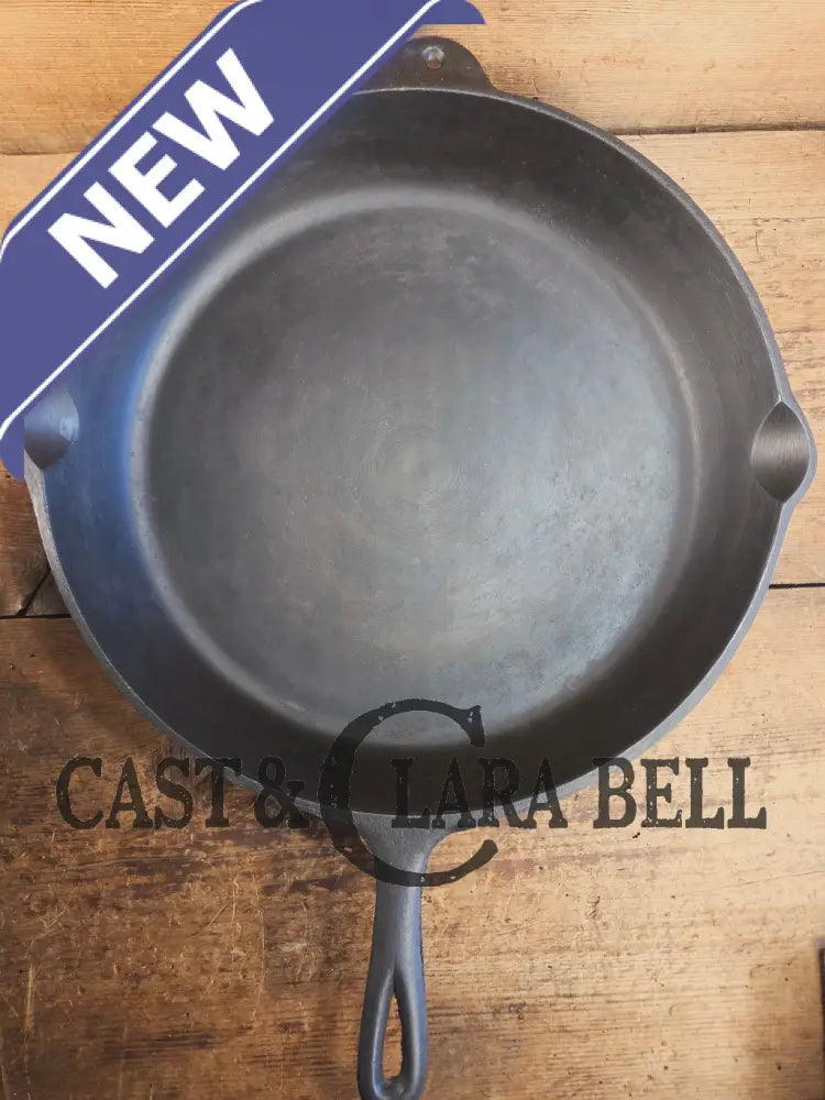 Giant! #14 Birmingham S&R Red Mountain (BSR) cast iron skillet. The biggest BSR made Skillet