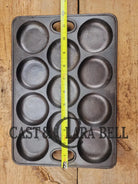 Gorgeous 1900’s Bridge Beach & Company muffin style gem pan. St. Louis MO based foundry famous for their stoves. Unique