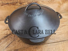 Gorgeous. 1920’s Wagner #9 Dutch Oven round roaster with Turtle Top Style Sawtooth Baster Lid Dutch Ovens Trivets &