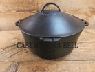 Gorgeous. 1920’s Wagner #9 Dutch Oven round roaster with Turtle Top Style Sawtooth Baster Lid Dutch Ovens Trivets &