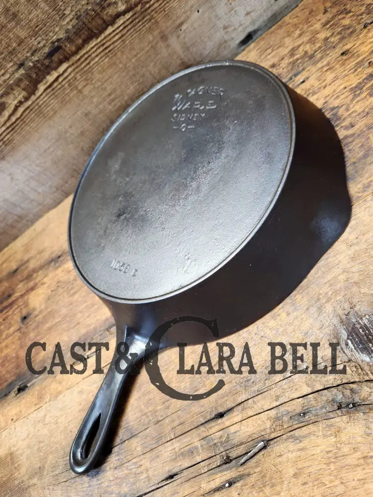 Gorgeous! 1920’S Wagner Ware #9 Cast Iron Skillet With Heat Ring 1059