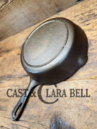 Gorgeous 1930’S Era Lodge #5 Skillet With 3 Notch Heat Ring And L Two Slash Markings At 6