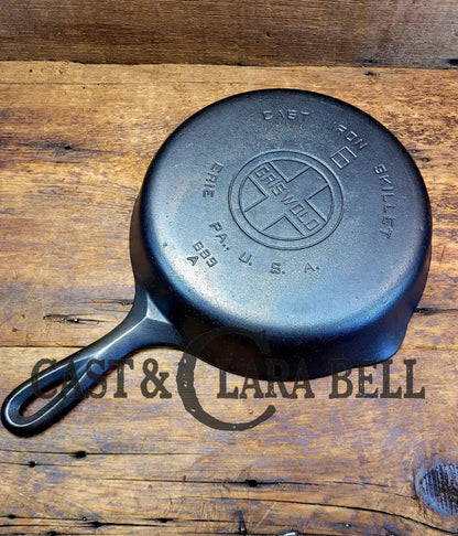 Gorgeous! 1930’S Griswold #6 Cast Iron Skillet With Large Block Logo And Smooth Bottom 699 A