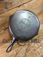 Gorgeous 1930’s Griswold #8 Cast Iron Skillet with Large Block Logo 704 C