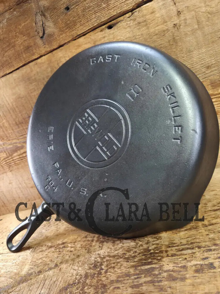 Gorgeous 1930’s Griswold #8 Cast Iron Skillet with Large Block Logo 704 C
