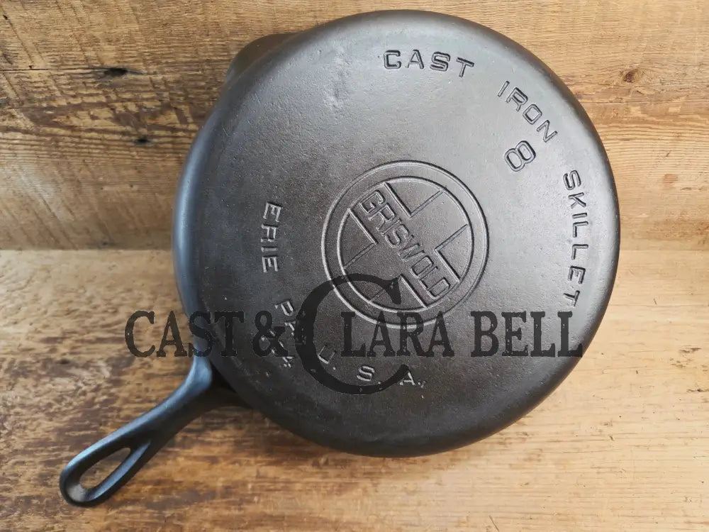 Gorgeous. 1930’s Griswold #8 Cast Iron Skillet with Large Block Logo 704 D Skillet
