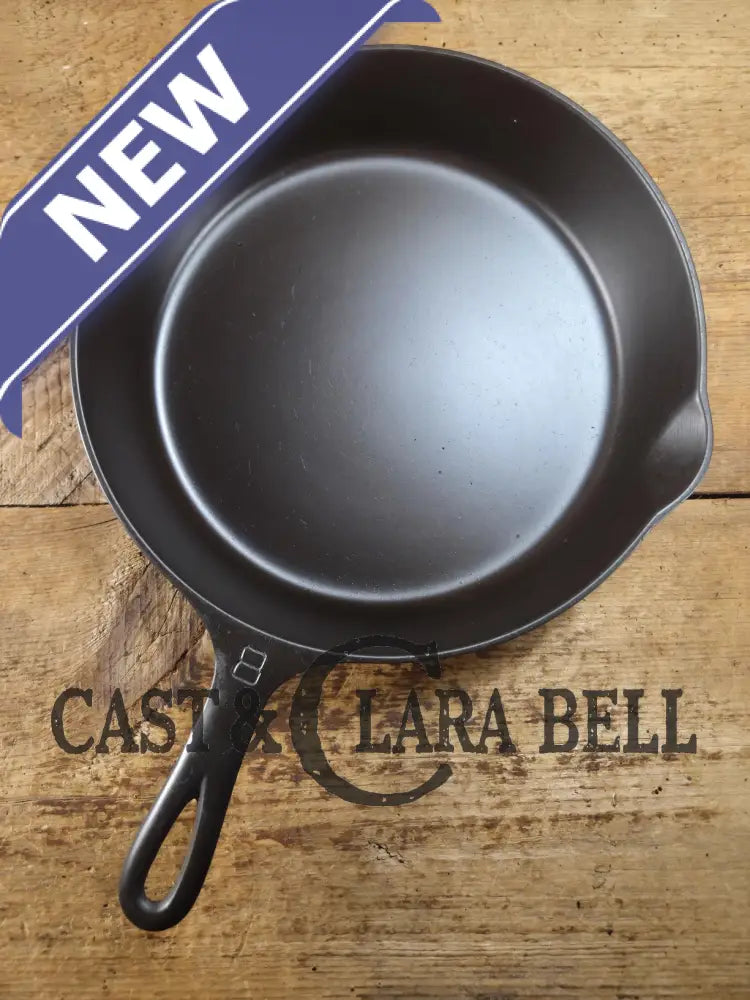 Gorgeous 1930’s Griswold #8 Cast Iron Skillet with Large Block Logo 704 K Skillet