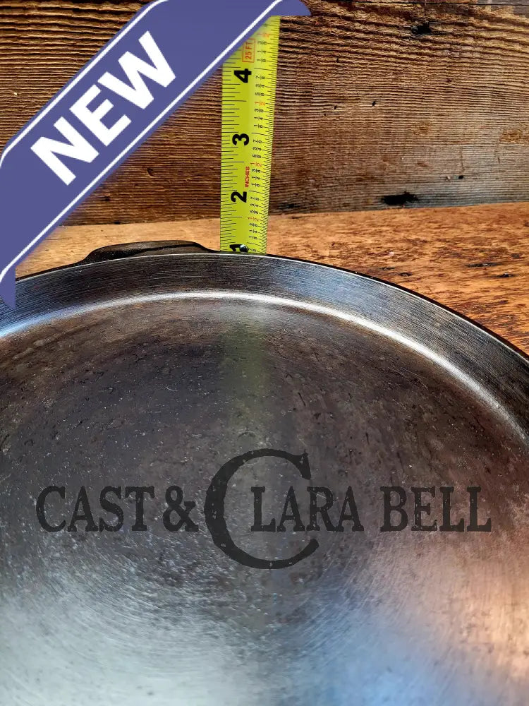 Gorgeous! 1940’S Griswold #108 Skillet Griddle Small Block Logo C/N 201. Great For Everyday Flat