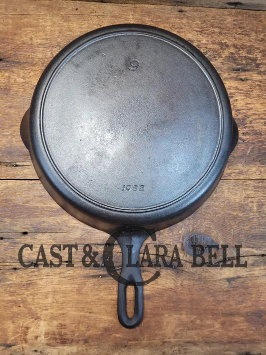 Gorgeous! 1940’S Griswold’s Iron Mountain #9 Cast Skillet. Department Store Brand! Skillet