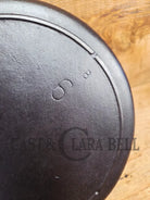 Gorgeous 1940’s Lodge #6 Skillet with 3-Notch Heat Ring. Perfect for the whole family perfect for sauté and sides