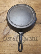 Gorgeous 1940’s Lodge #6 Skillet with 3-Notch Heat Ring. Perfect for the whole family perfect for saute and sides