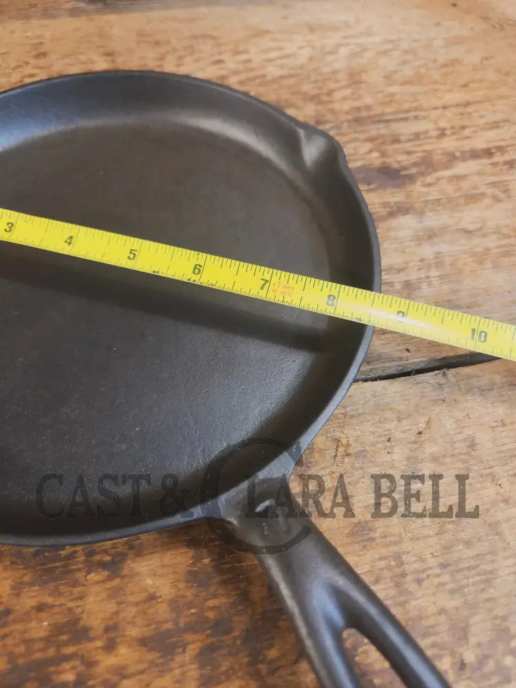 Gorgeous and harder to find Martin Stove & Range No. 7 Skillet Griddle with Hamburger Logo. Versatile restored and