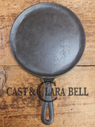 Gorgeous and harder to find Martin Stove & Range No. 8 Skillet Griddle with Hamburger Logo. Versatile restored and