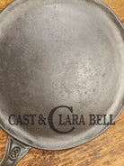 Gorgeous and harder to find Martin Stove & Range No. 8 Skillet Griddle with Hamburger Logo. Versatile restored and