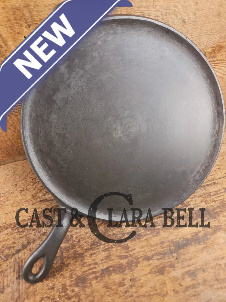 Gorgeous and not often seen #9 Puritan round griddle by Griswold. Perfect for everyday pancakes grilled cheese or oven