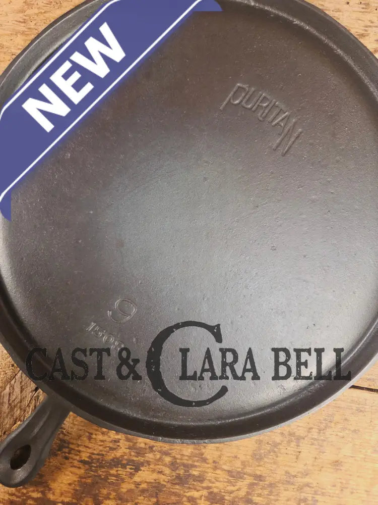 Gorgeous and not often seen #9 Puritan round griddle by Griswold. Perfect for everyday pancakes grilled cheese or oven