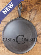 Gorgeous and not often seen #9 Puritan round griddle by Griswold. Perfect for everyday pancakes grilled cheese or oven