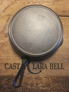 Gorgeous and unique! 1930’s era Griswold #8 Cast Iron Skillet with Heat Ring 755. Similar to the Victor design. Great