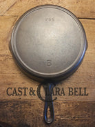 Gorgeous and unique! 1930’s era Griswold #8 Cast Iron Skillet with Heat Ring 755. Similar to the Victor design. Great