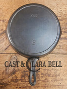 Gorgeous and unique! 1930’s era Griswold #8 Cast Iron Skillet with Heat Ring 755. Similar to the Victor design. Great