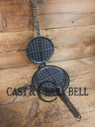 GORGEOUS! Awesome 1920’s Slant Log Griswold #8 Waffle Iron 314/313 with Fully marked Base 327. Ready to make crispy