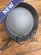Gorgeous Big Bacon Skillet HTF 1890’s 6th Series Erie (Griswold) #11 717 Cast Iron Skillet Skillet