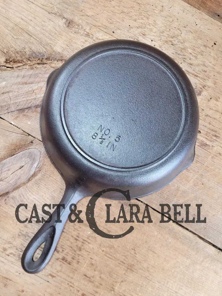 Gorgeous! Bsr 1950’S Era Birmingham Stove & Range Century Series No. 5 Skillet With Heat Ring 8