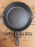 Gorgeous. Classic 1910’s Lodge #7 Cast Iron Skillet Three Notch. Light sleek and ready to cook with! Skillet