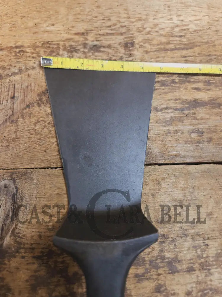 Gorgeous custom made #8 1102 Griswold Cast Iron Deep Spatula. Reclaimed 1920’s Large Block Smooth Bottom Combo Cooker!