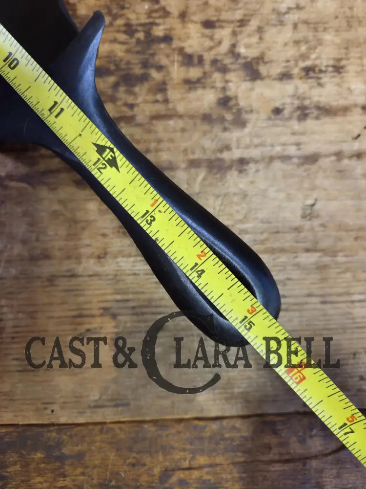 Gorgeous custom made #9 710 Griswold Cast Iron Spatula. Reclaimed 1920’s Griswold Large Block Smooth Bottom skillet.